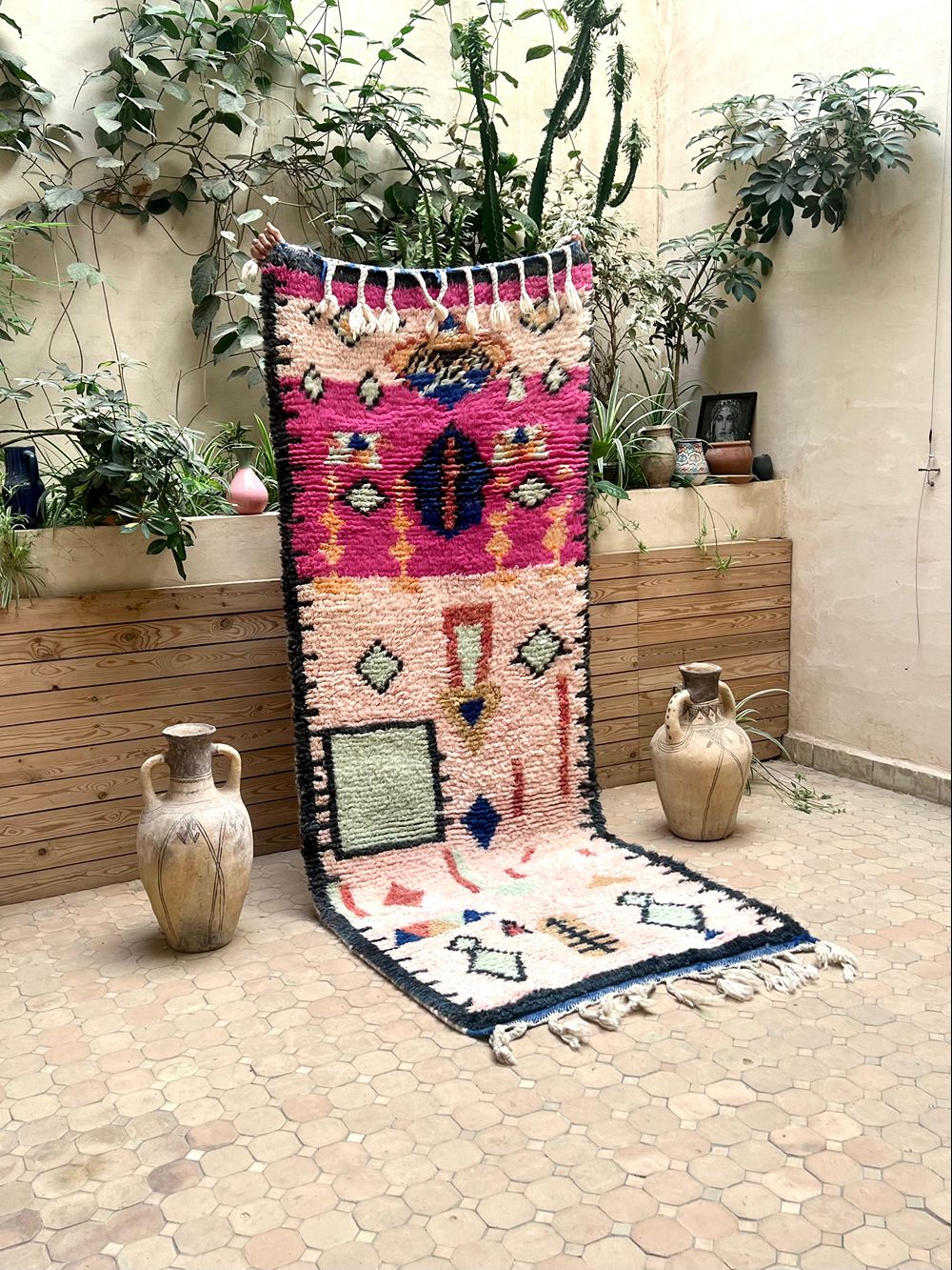 Marokkolainen käytävämatto Boujaad 275x105cm
