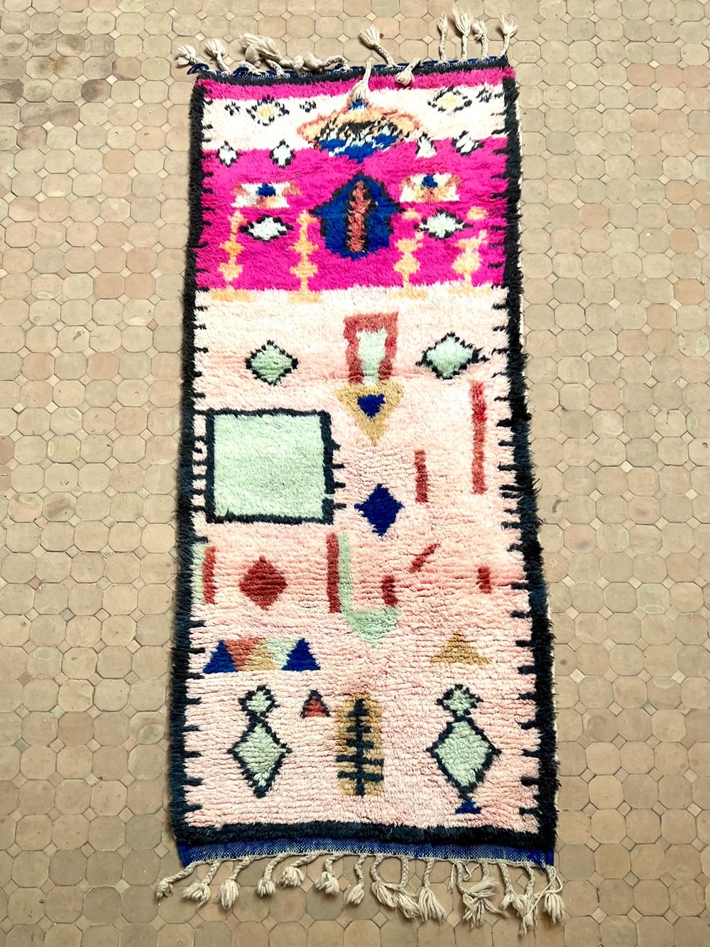 Marokkolainen käytävämatto Boujaad 275x105cm
