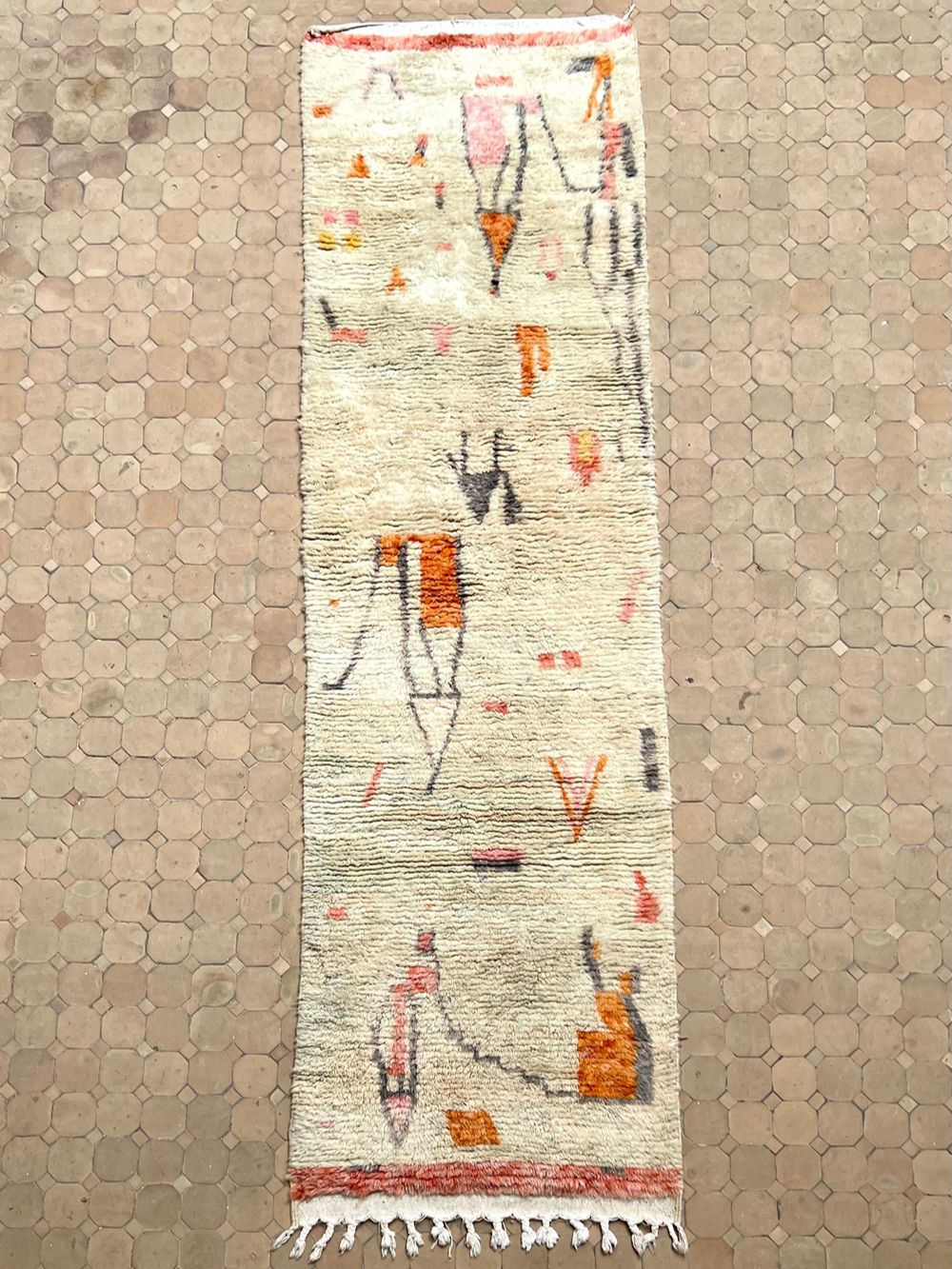 Marokkolainen käytävämatto Boujaad 305x85cm