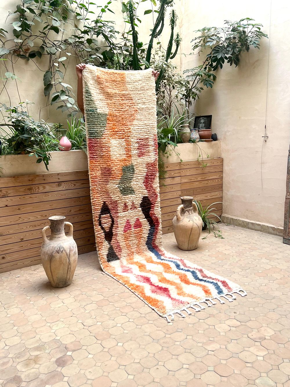 Moroccan Boujaad Runner 290x75cm