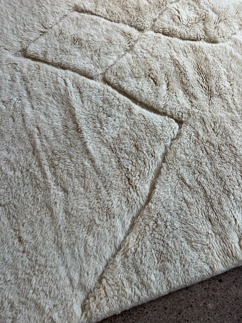 Marokkolainen Mrirt Jääkarhu matto 215x195cm