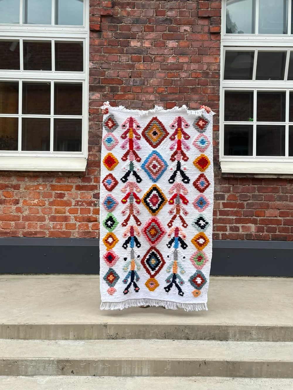 Moroccan Boucherouite Rug 150x90cm