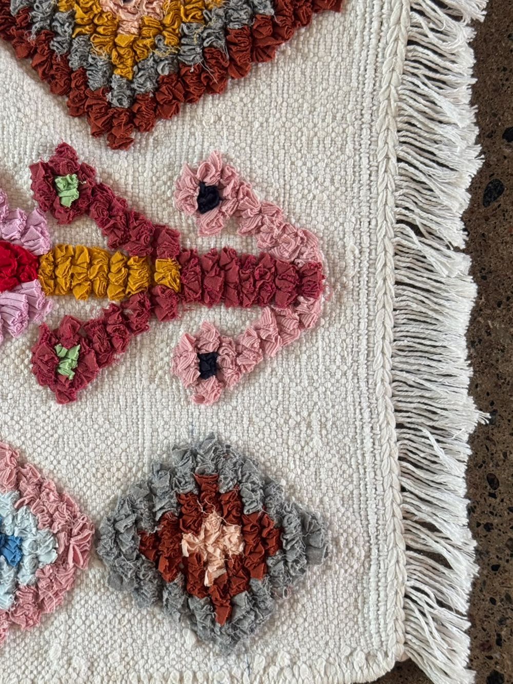 Moroccan Boucherouite Rug 150x90cm