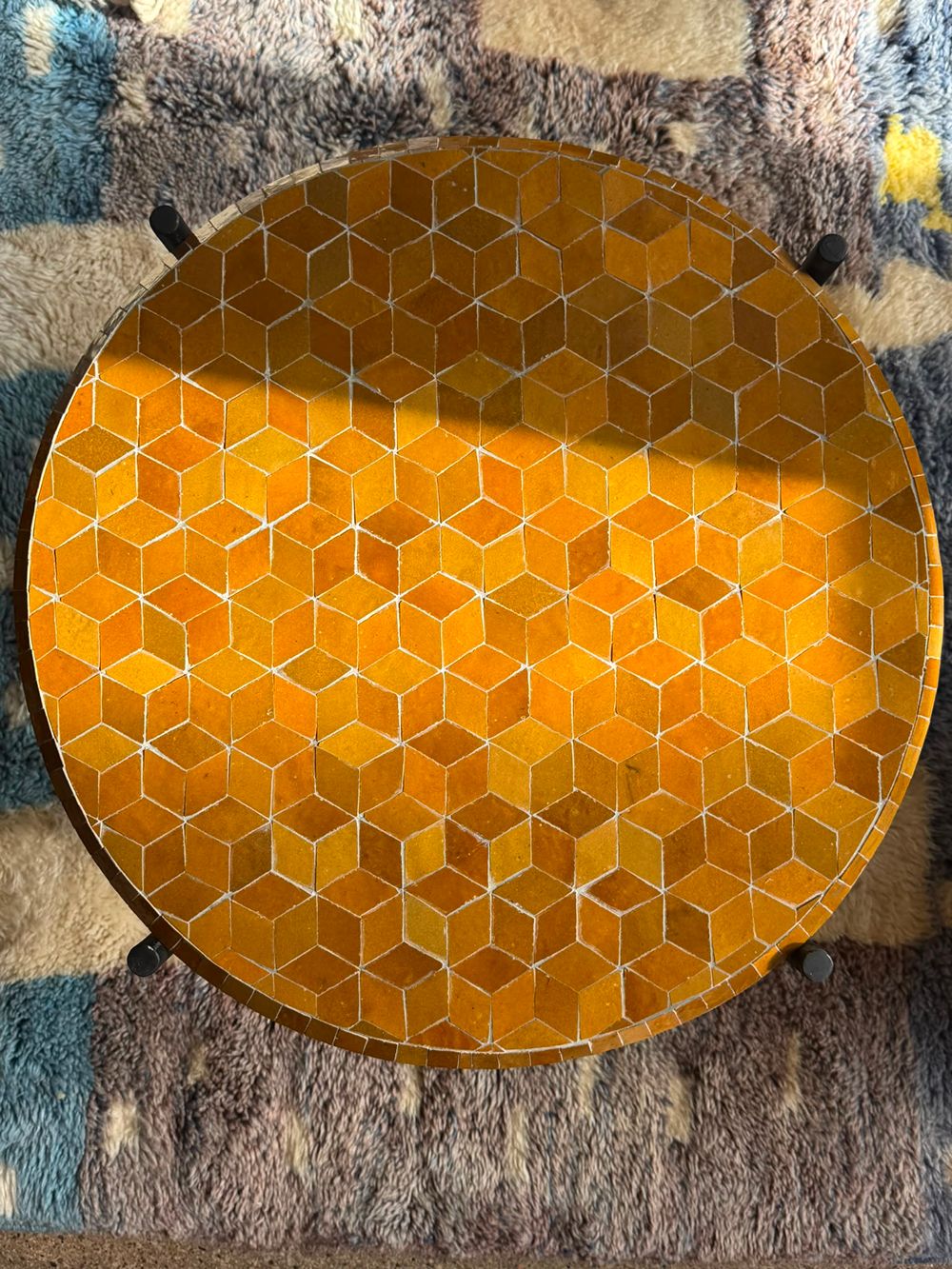 Mosaic Table Mustard