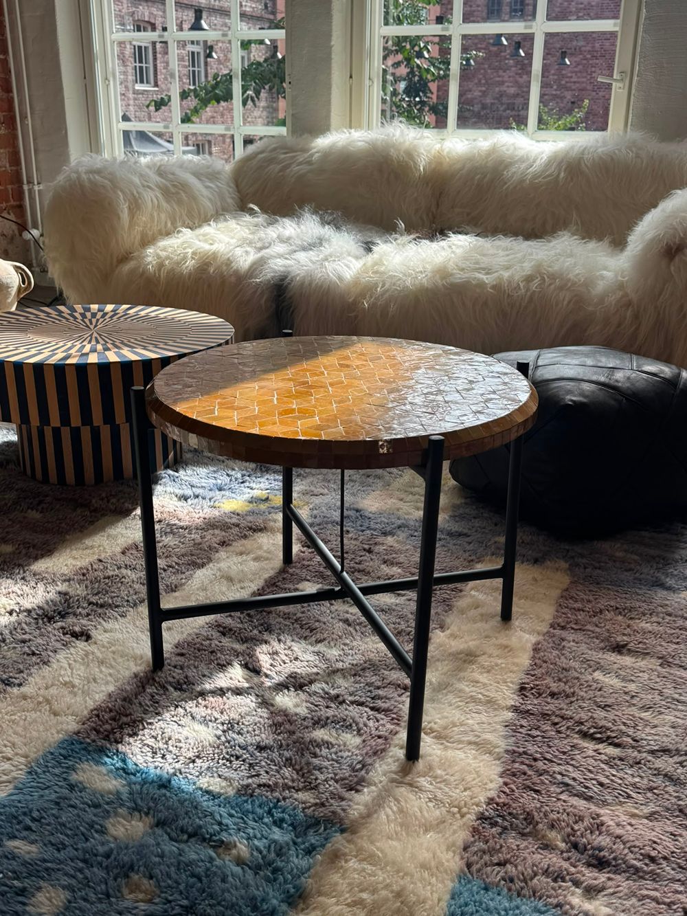 Mosaic Table Mustard