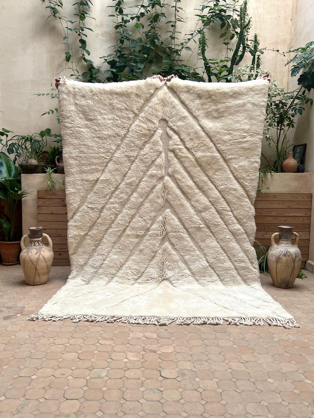Marokkolainen Mrirt Jääkarhu matto 280x190cm