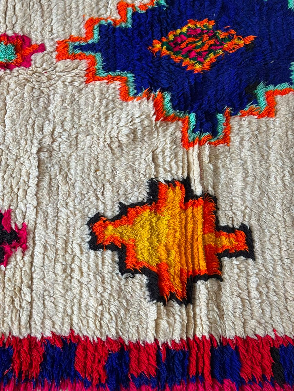 Marokkolainen vintage Azilal-matto 255x140cm