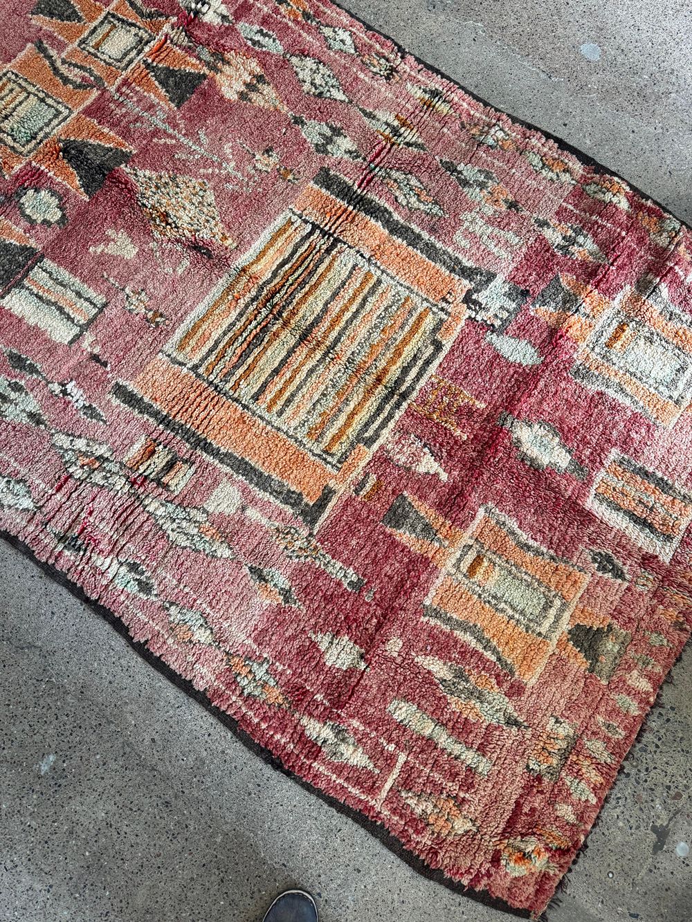 Marokkolainen vintage Boujaad matto 250x160cm