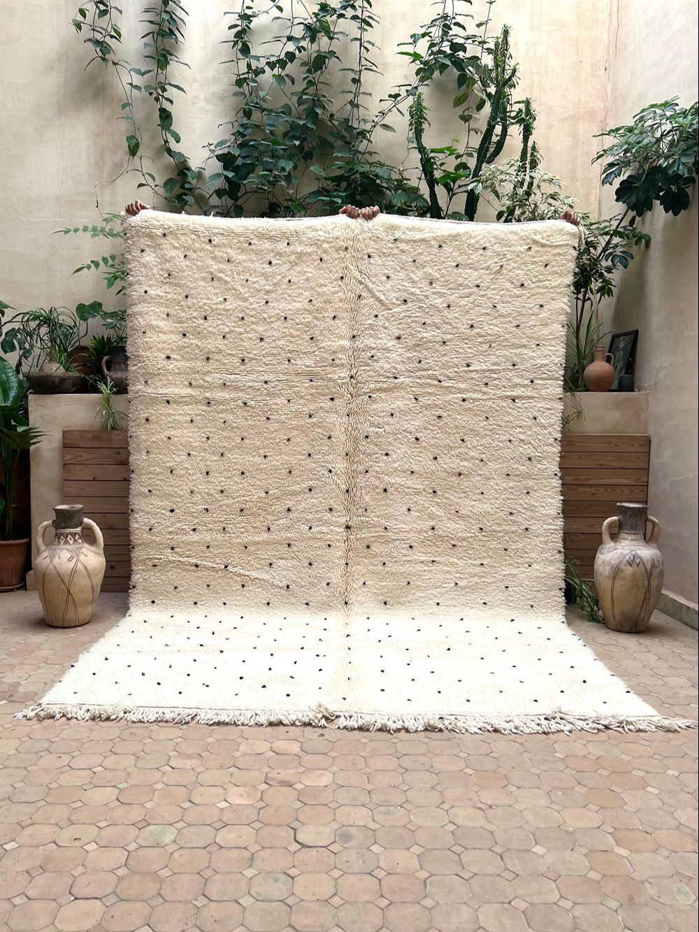 Moroccan Dotted Rug 300x210cm