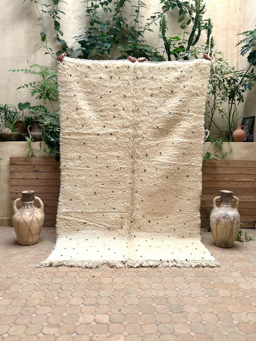 Moroccan Dotted Rug 240x155cm