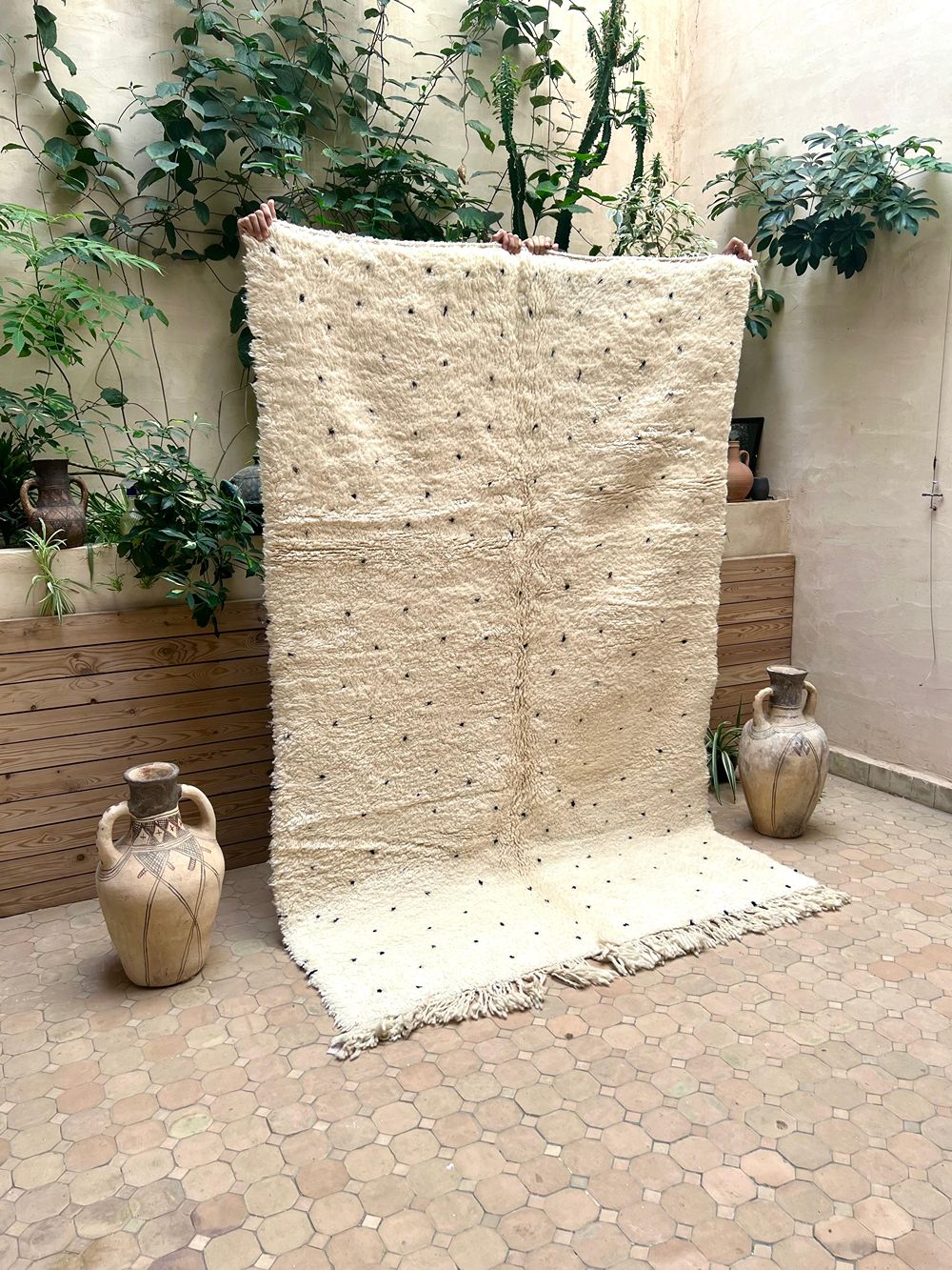 Moroccan Dotted Rug 240x155cm