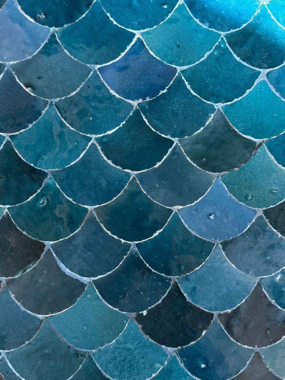 Mosaic Table Blue Salmon