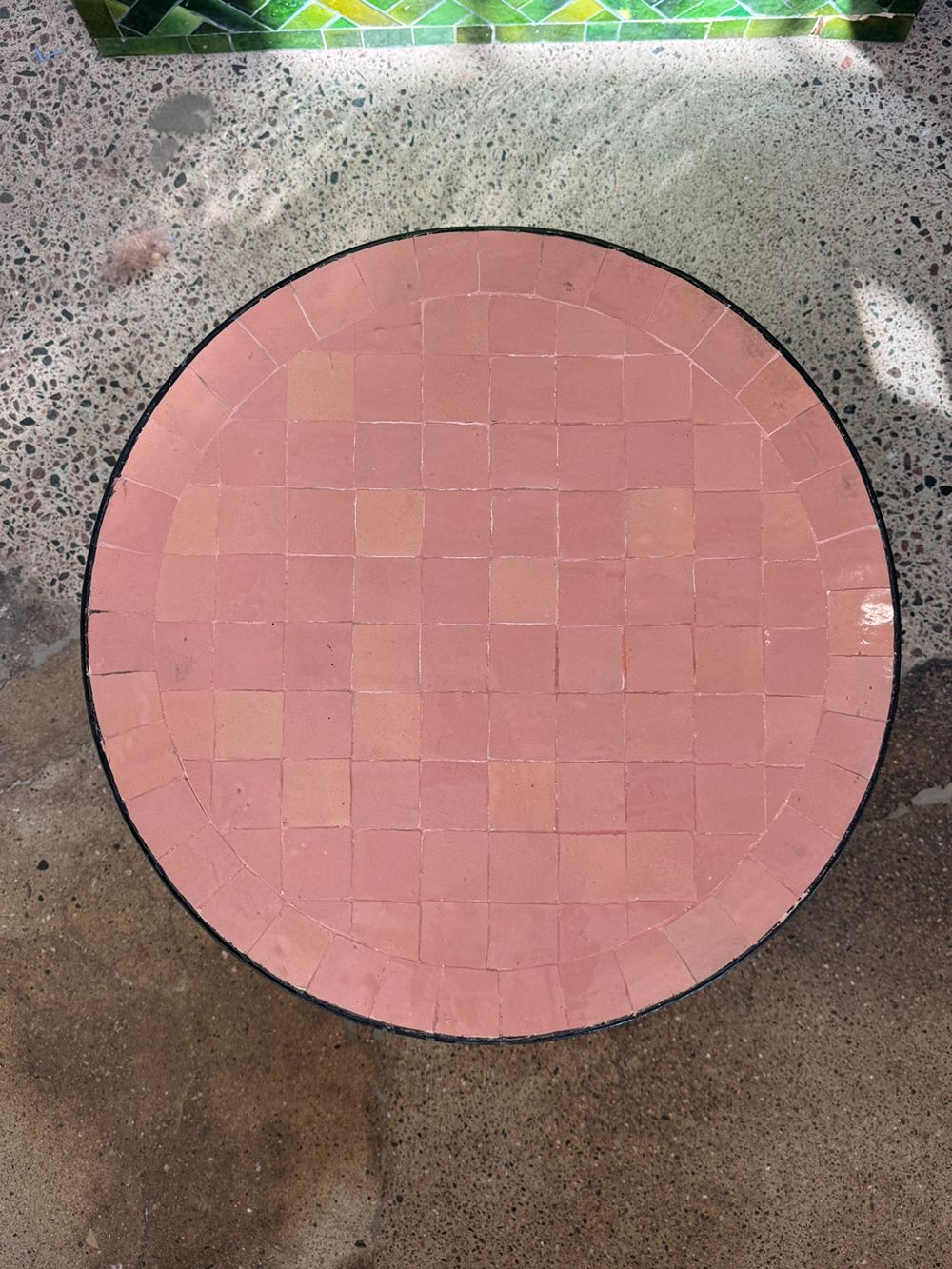 Mosaic Table Pink