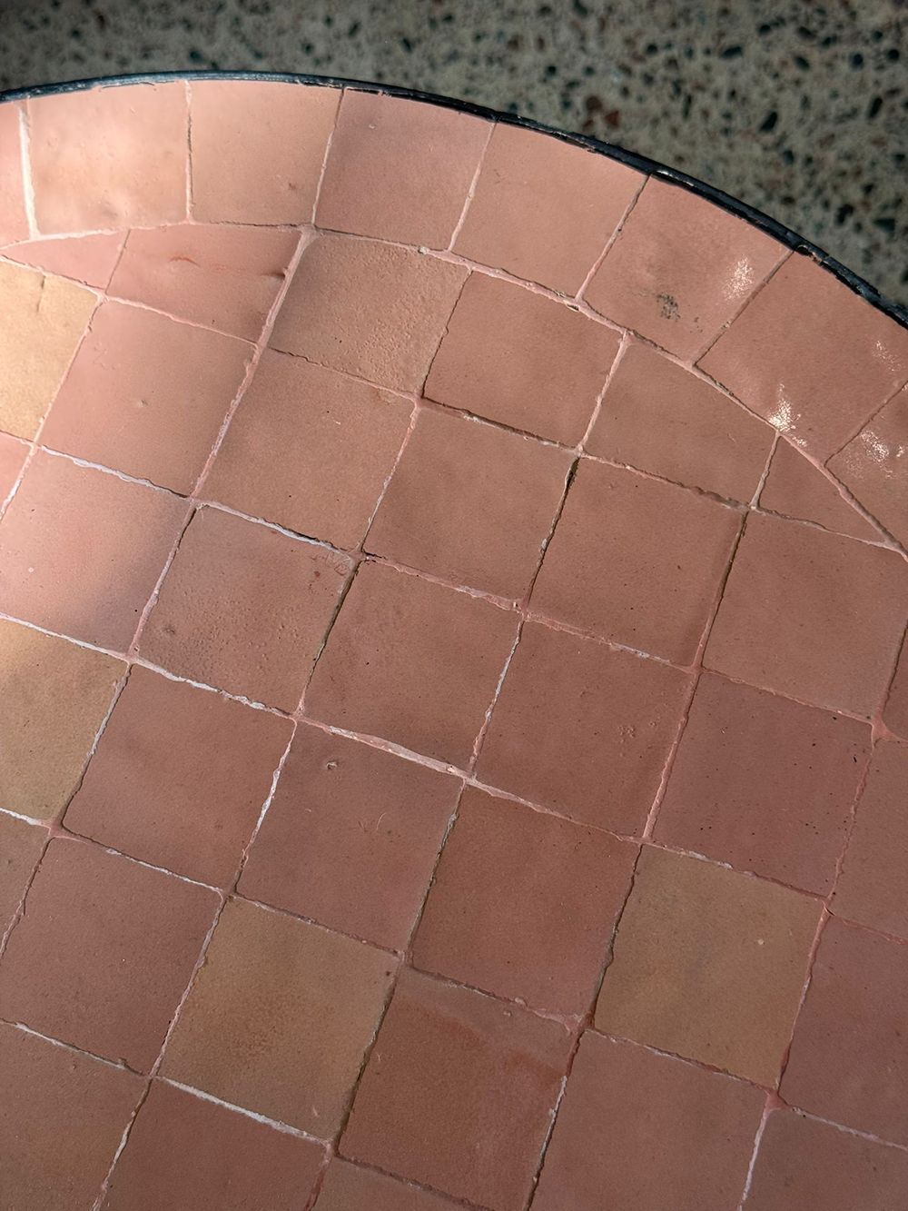 Mosaic Table Pink