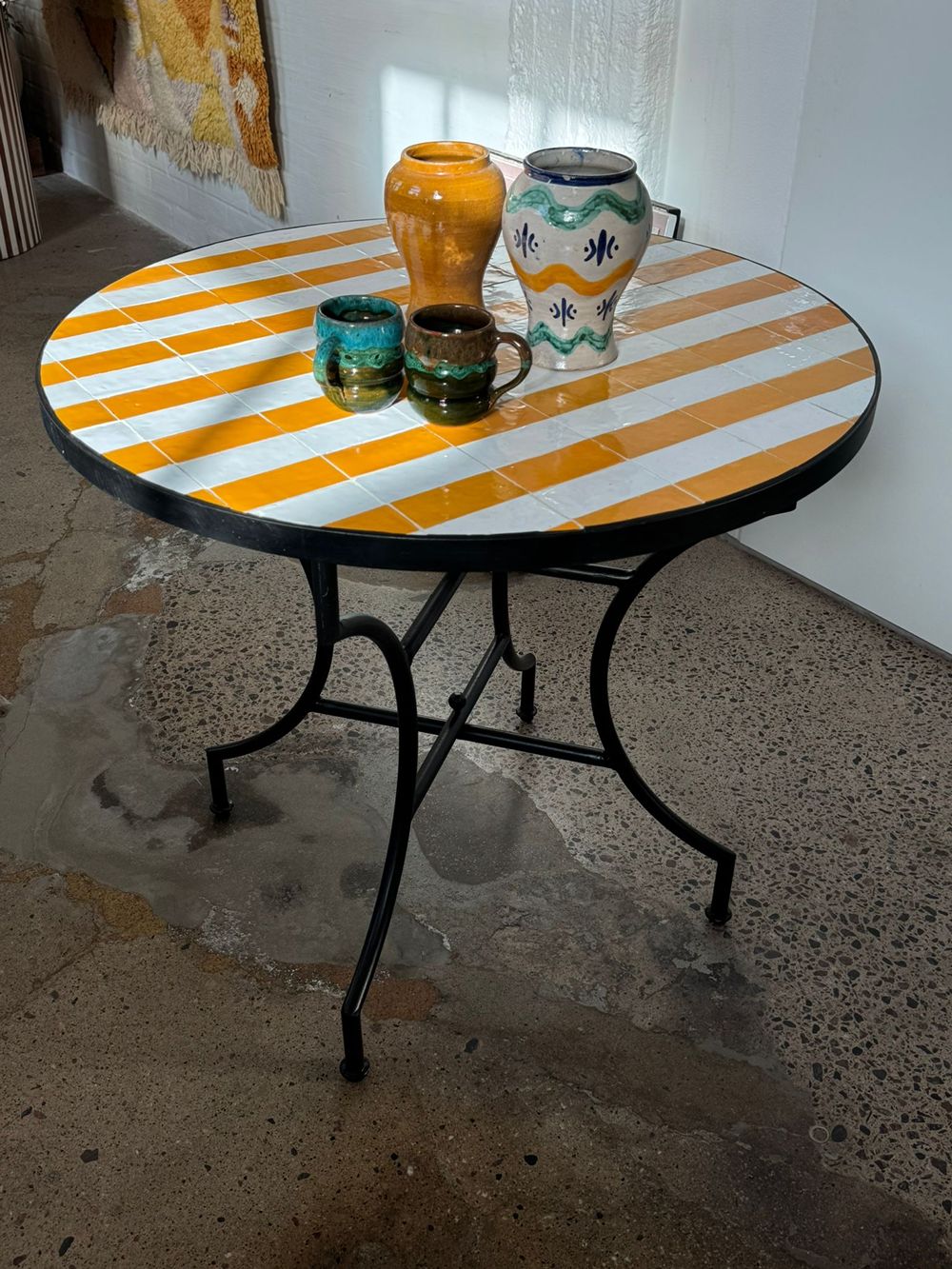 Mosaiikkipöytä, Marrakech-aurinkovarjo