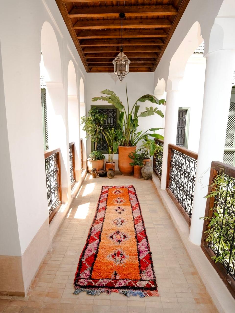 Marokkolainen vintage Boujaad matto 370x80cm