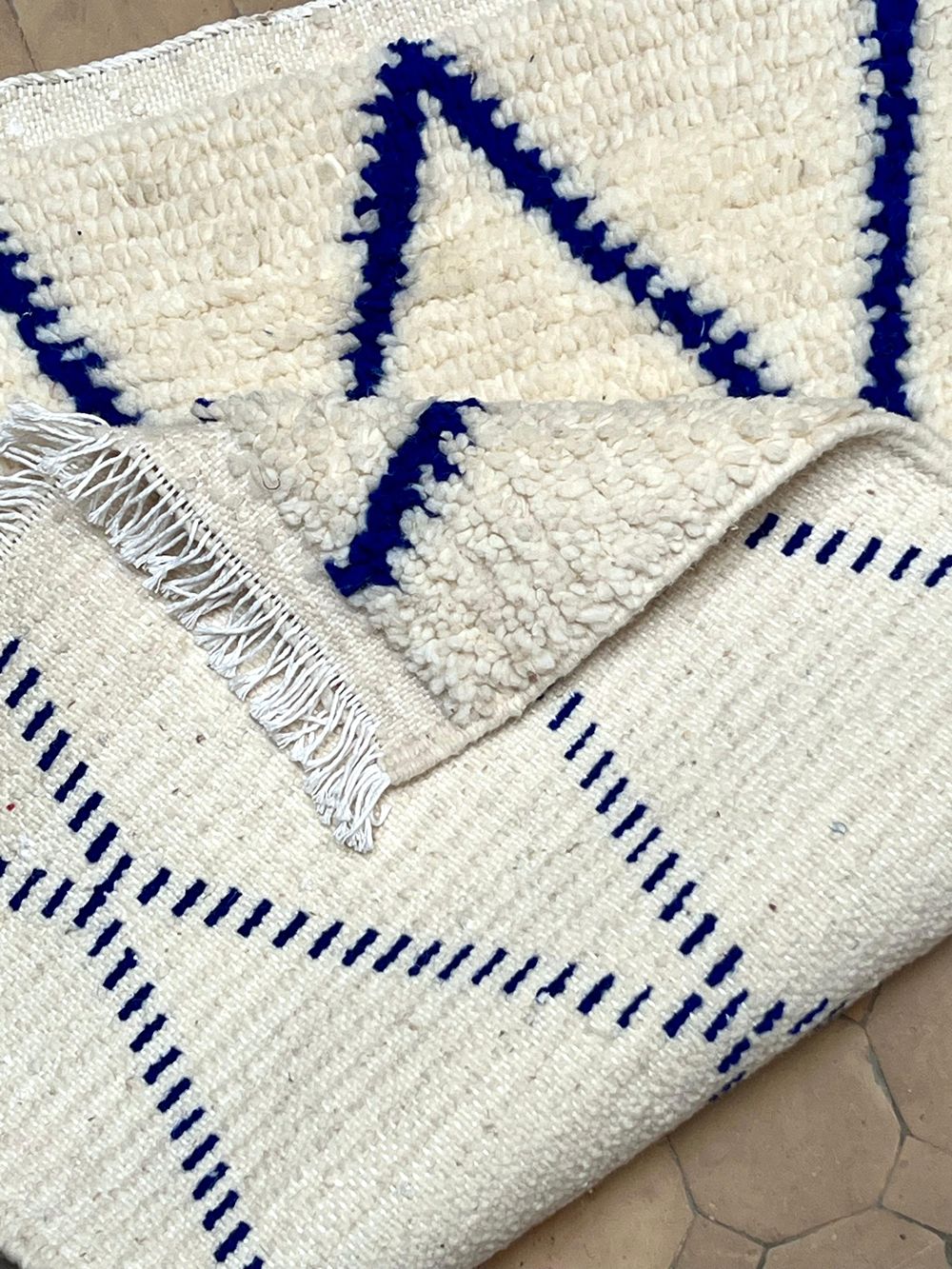 Moroccan Azilal Rug 100x50cm
