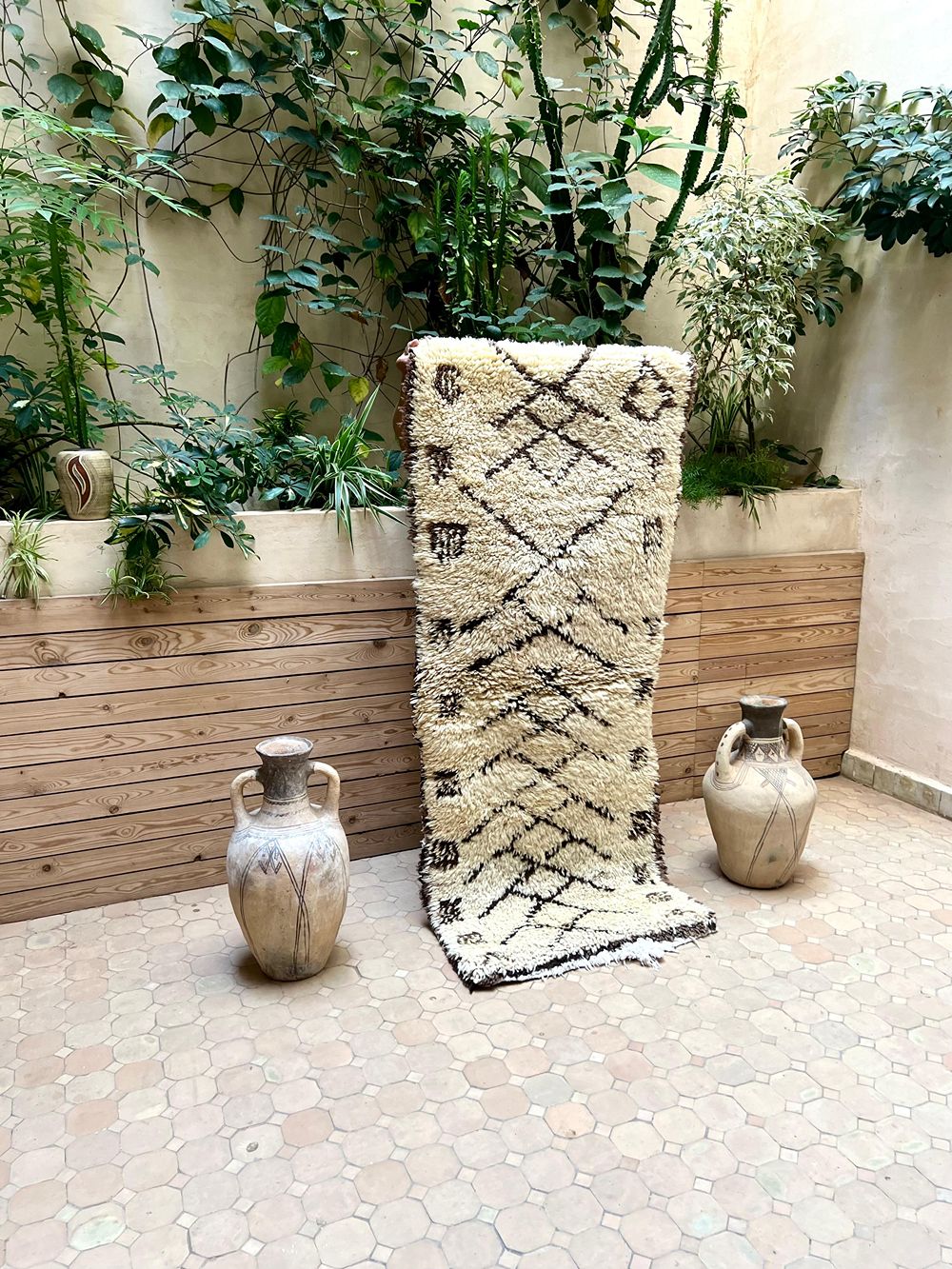 Moroccan Vintage Azilal Rug 185x75cm