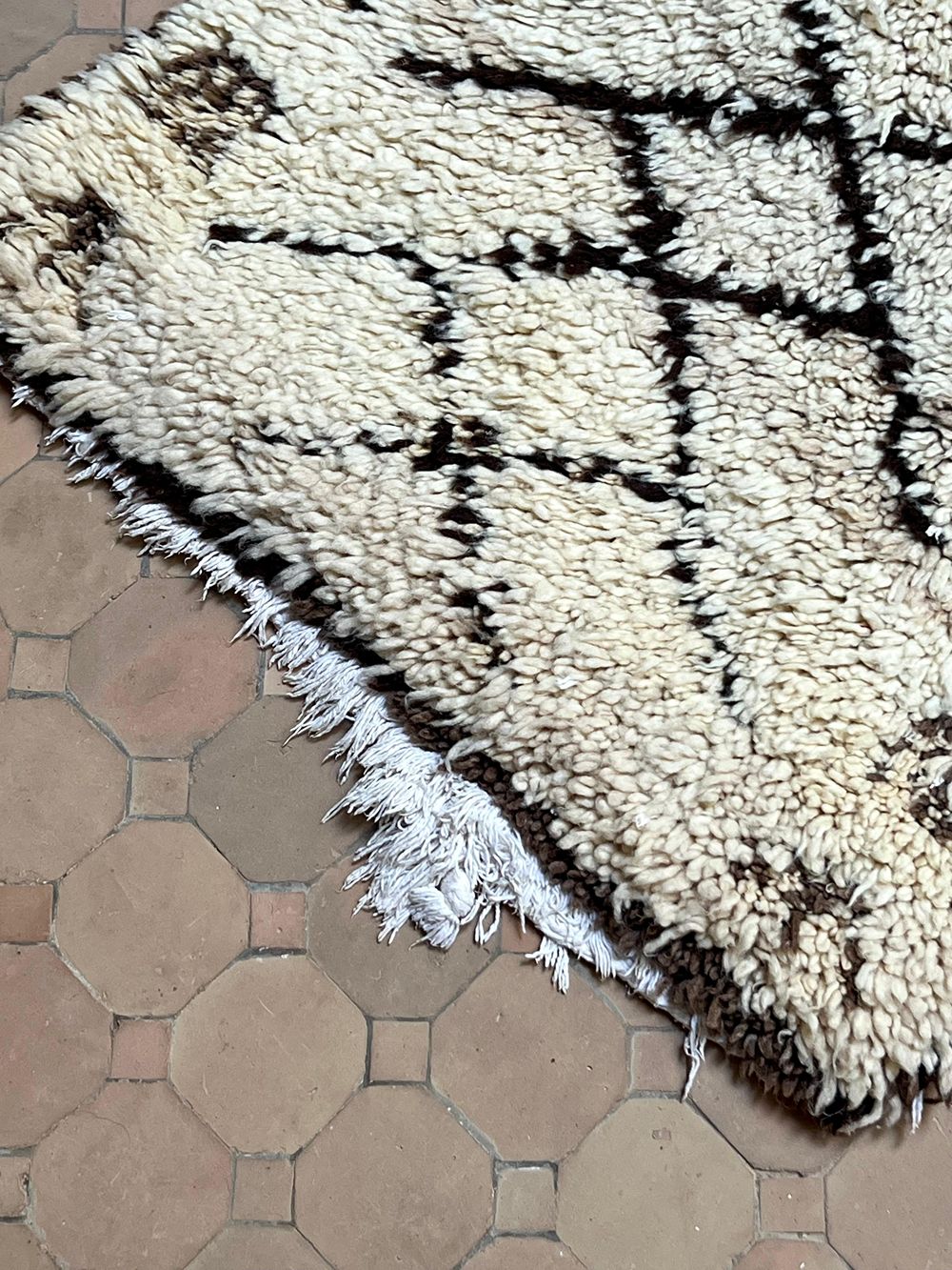 Moroccan Vintage Azilal Rug 185x75cm