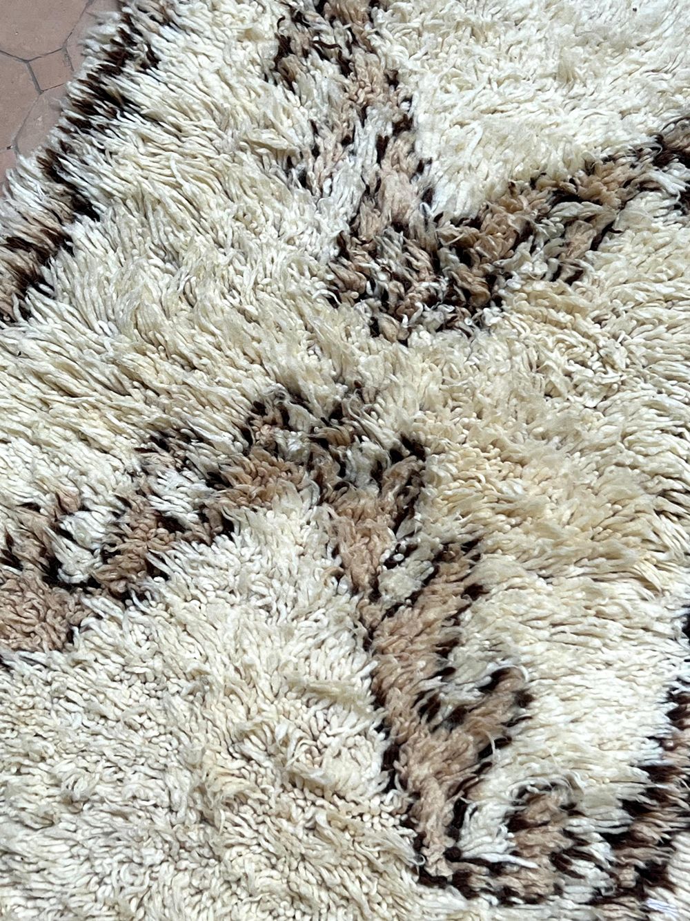 Marokkolainen vintage Azilal-matto 180x90cm