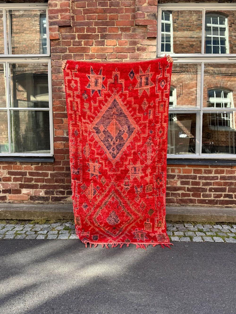 Moroccan Vintage Boujaad Rug 200x110cm
