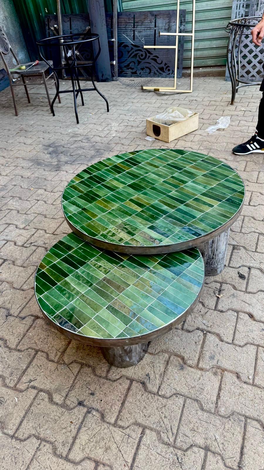 Zellige coffee table set