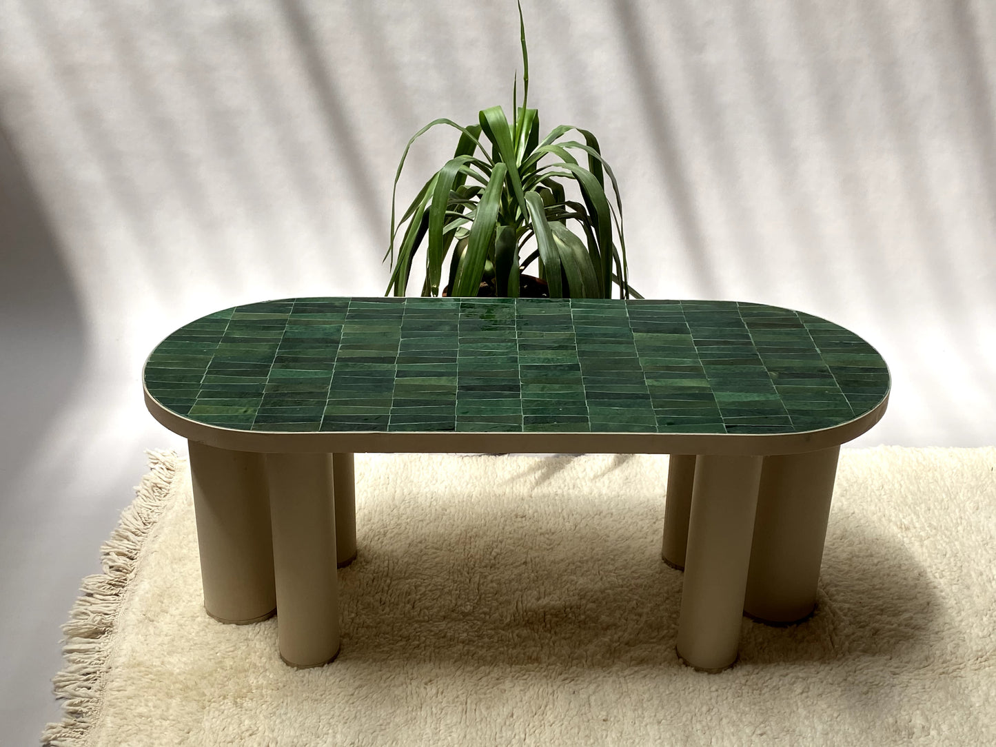 Zellige Oval Table