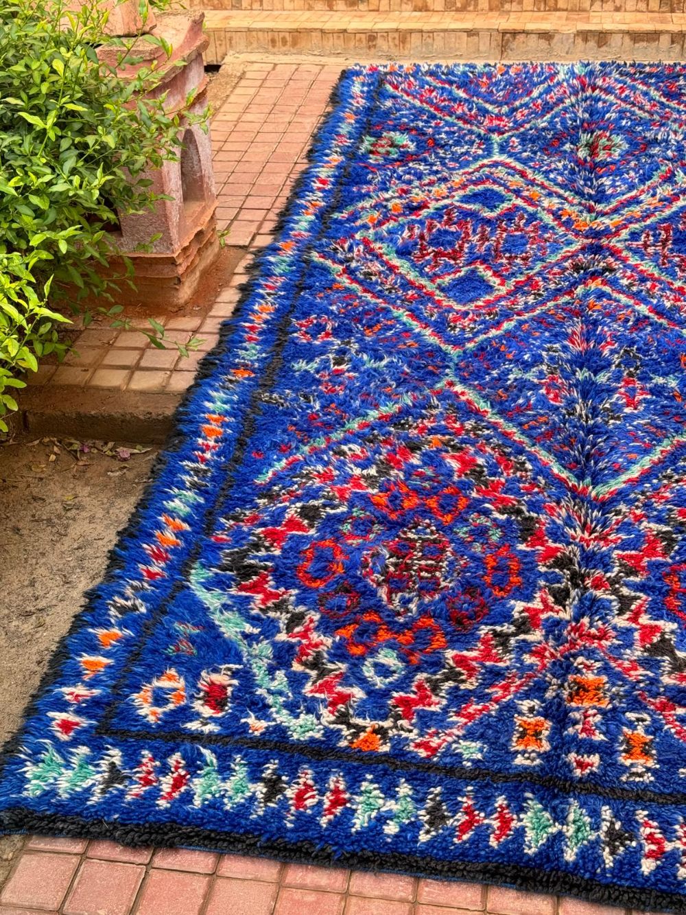 Marokkolainen vintage Beni M'Guild matto 400x185cm