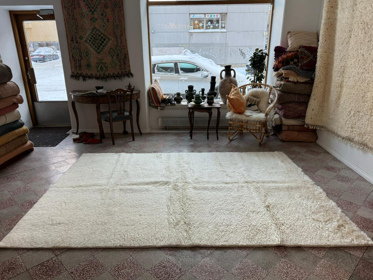 All white carpet 300x200cm