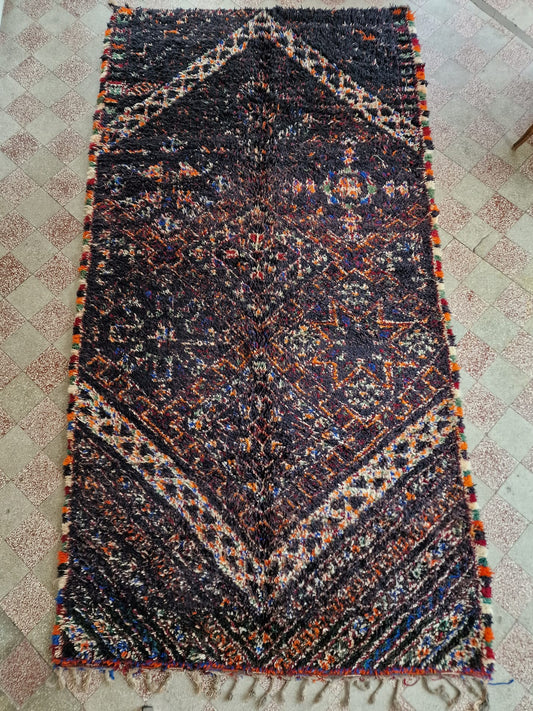 Marokkolainen vintage Beni M'Guild matto 395x205cm