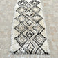 Marokkolainen vintage Azilal-matto 205x100cm