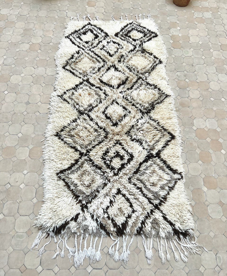 Moroccan Vintage Azilal Rug 205x100cm