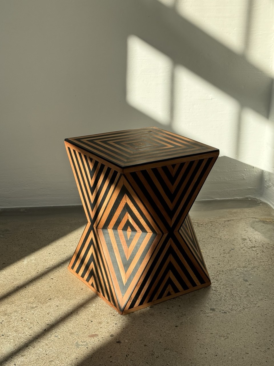 Zarafa Hourglass Side Table 50x37cm