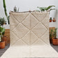 Order by Size: Moroccan White Rug