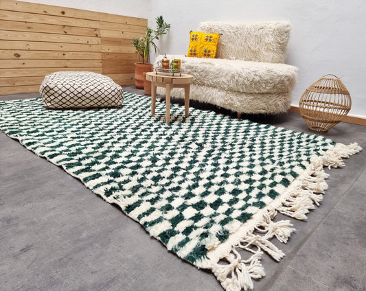 Order by Size: Moroccan Checkered Rug