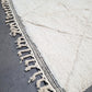 Moroccan All White Rug 240x155cm