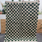 Marokkolainen ruudullinen matto 195x150cm