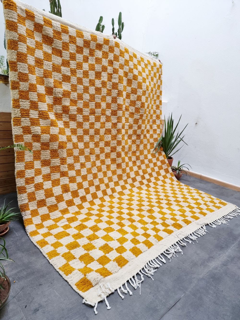 Moroccan Checkered Rug 290x240cm