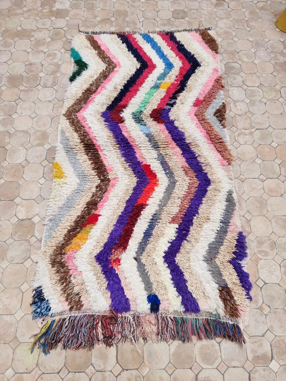 Marokkolainen Boucherouite matto 165x90cm