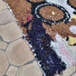 Moroccan tuffed rug 75x45cm