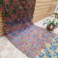 Marokkolainen vintage Boucherouite matto 230x80cm