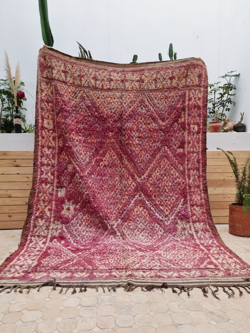 Moroccan Vintage Zayane Rug 270x185cm