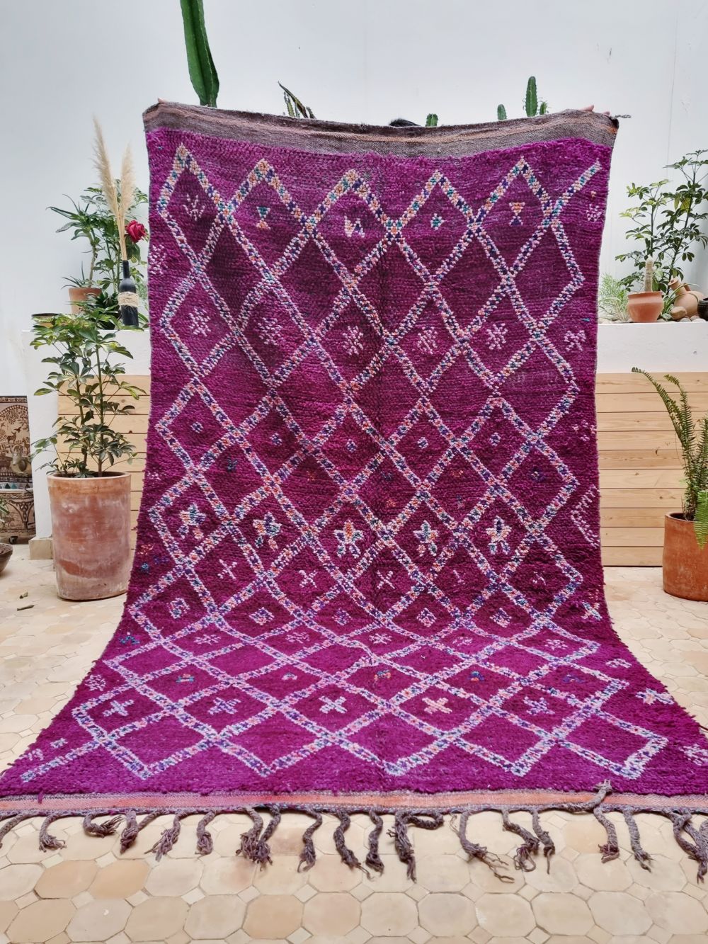 Moroccan Vintage Zayane Rug 285x165cm