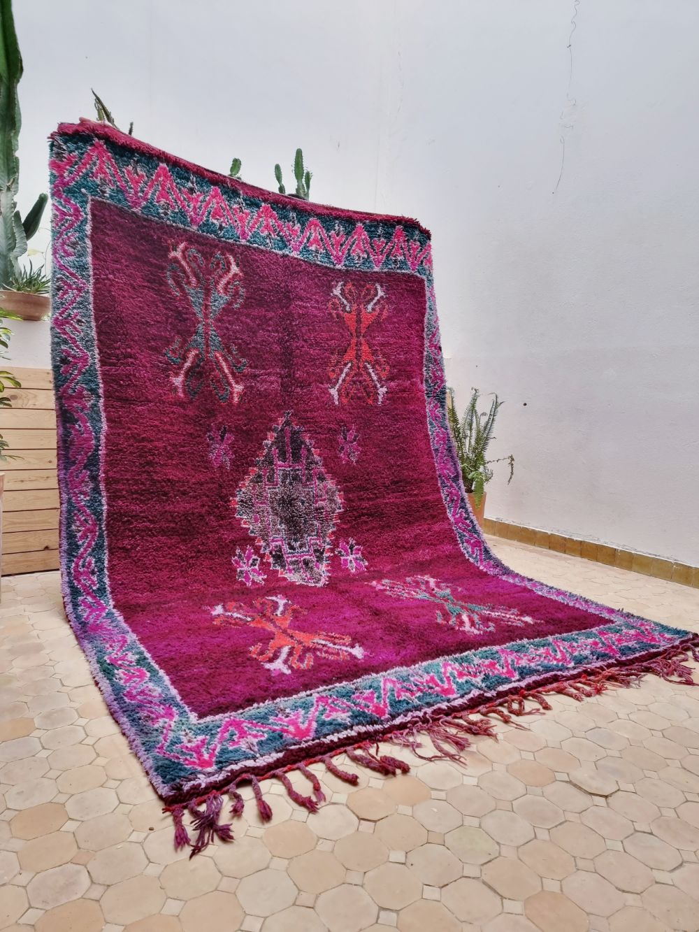 Moroccan Vintage Boujaad Rug 295x200cm