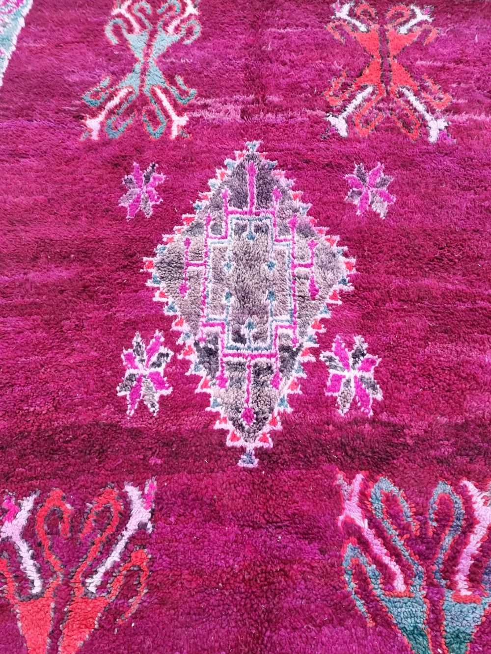 Marokkolainen vintage Boujaad matto 295x200cm