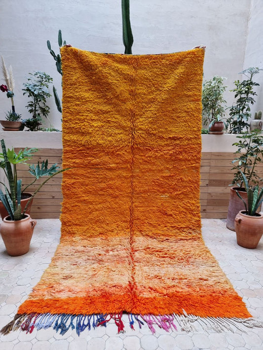 Moroccan vintage rug Saffron 290x145cm