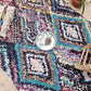 Marokkolainen vintage Boucherouite matto 200x130cm