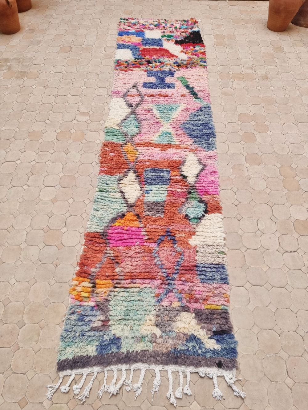 Marokkolainen käytävämatto Boujaad 295x75cm