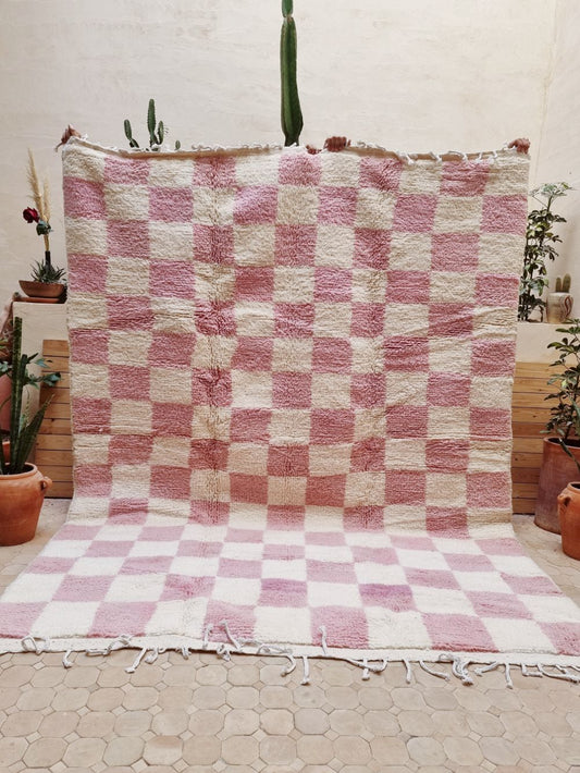 Marokkolainen ruudullinen matto 295x225cm