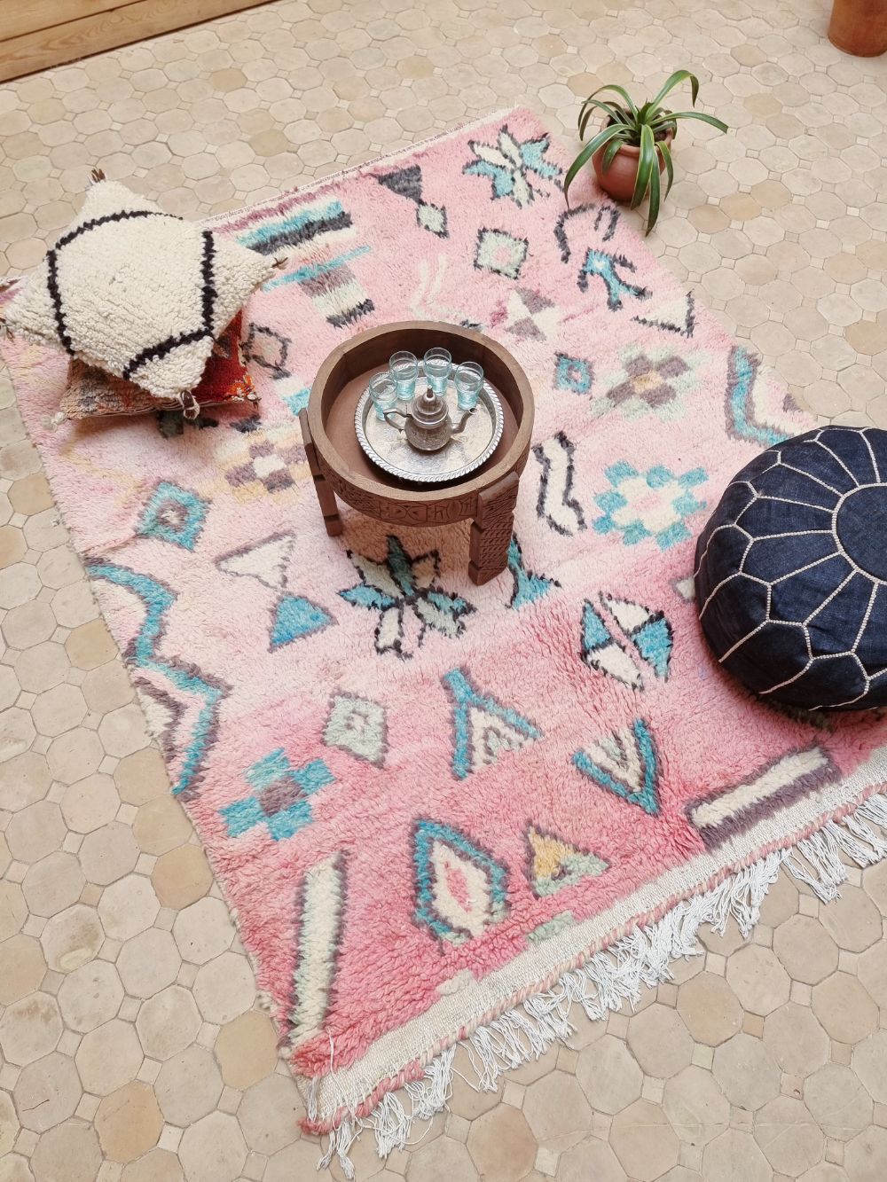 Marokkolainen Boujaad matto 195x150cm